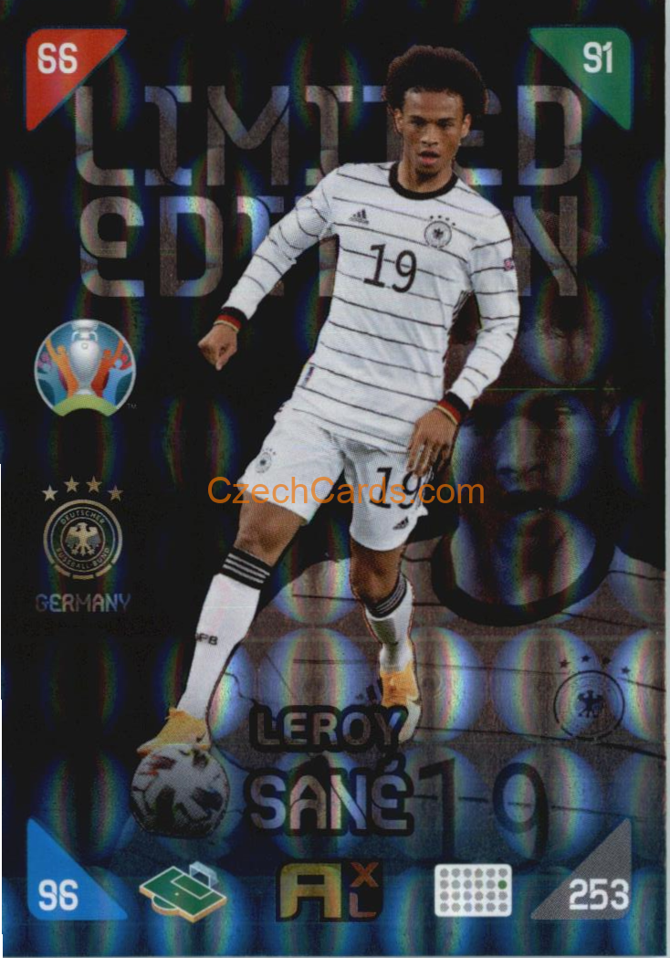 Leroy Sané 2020 Panini EURO Adrenalyn Kick Off Limited 