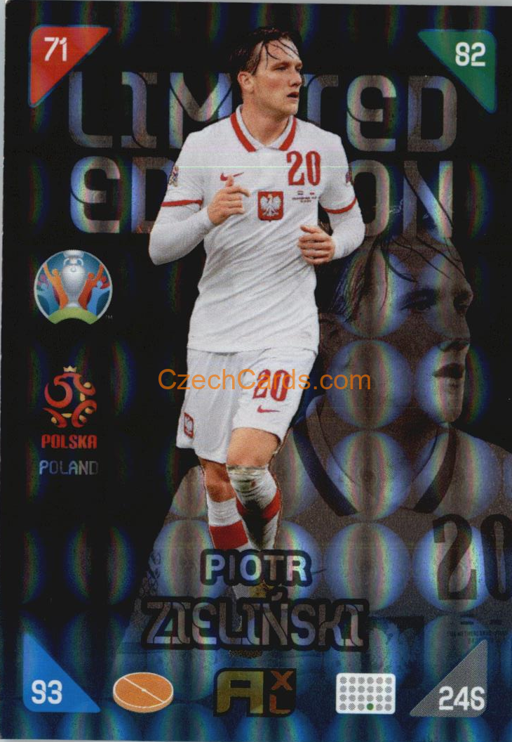 Piotr Zielinski 2020 Panini EURO Adrenalyn Kick Off Limited 