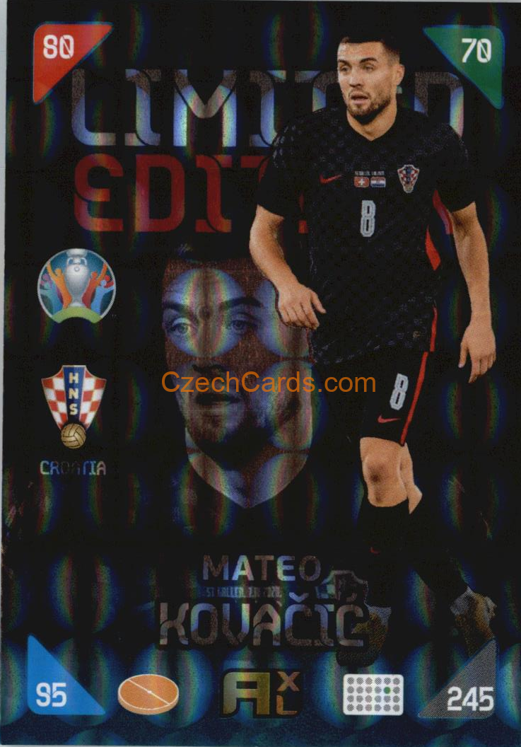 Mateo Kovačič 2020 Panini EURO Adrenalyn Kick Off Limited 