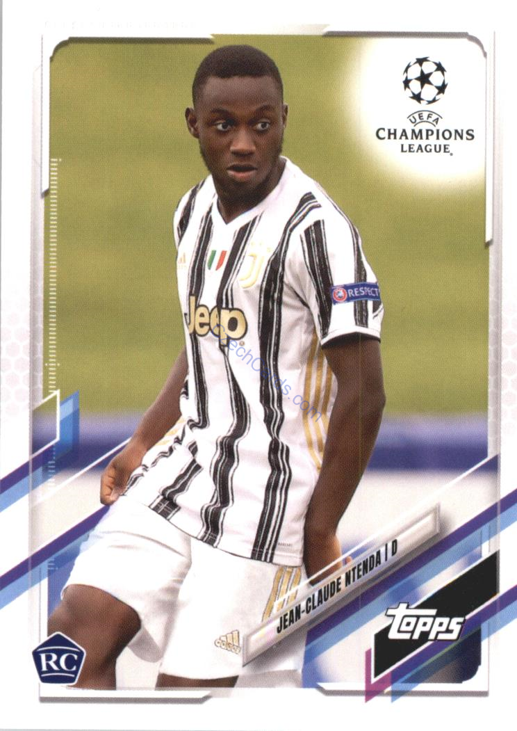 Jean-Claude Ntenda 2020/21 Topps UCL Japan edition #90 RC 