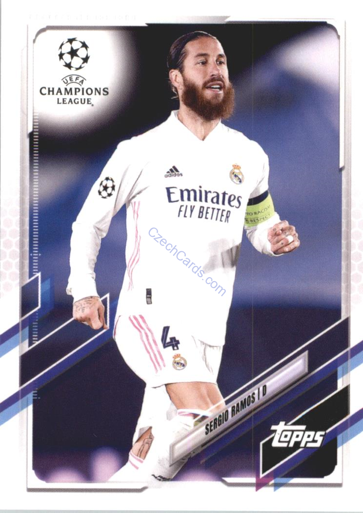 Sergio Ramos 2020/21 Topps UCL Japan edition #92 