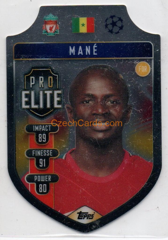 Sadio Mané Topps Match Attax 2021/22 Pro Elite Shield #SH 6