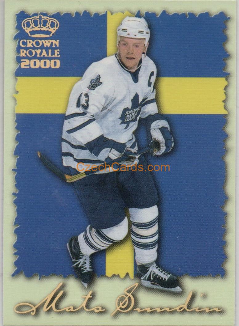 Mats Sundin 2000 Pacific Crown Royale International Glory #25