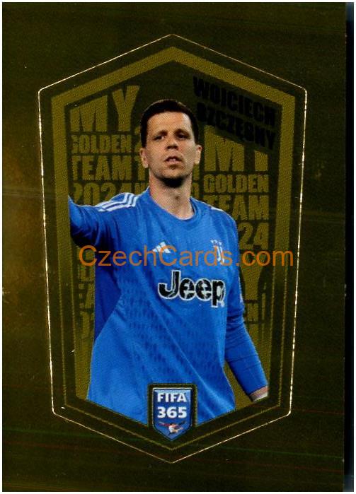 Wojciech Szczęsny 2024 Panini Fifa 365 sticker foil My Golden Team foil #SZC