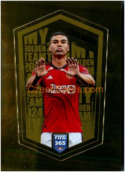Casemiro 2024 Panini Fifa 365 sticker foil My Golden Team foil #CAS