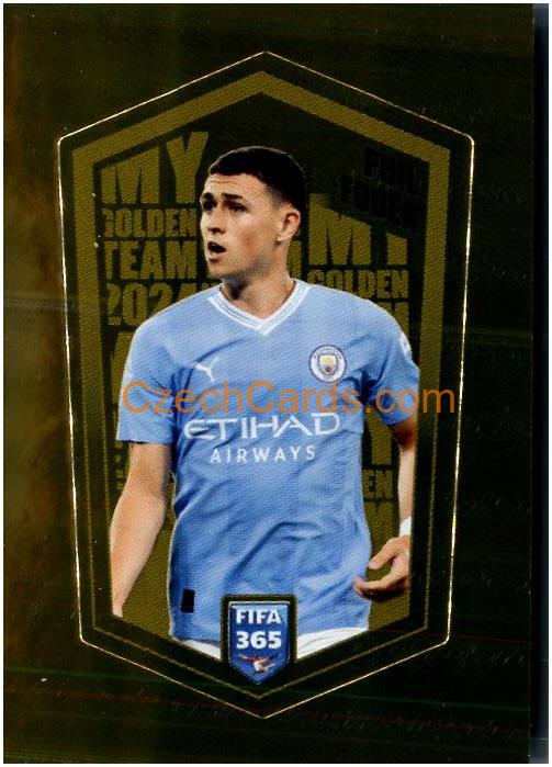 Phil Foden 2024 Panini Fifa 365 sticker foil My Golden Team foil #FOD
