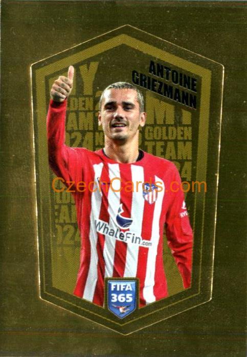 Antoine Griezmann 2024 Panini Fifa 365 sticker foil My Golden Team foil #GRI