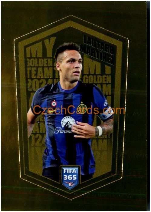 Lautaro Martinez 2024 Panini Fifa 365 sticker foil My Golden Team foil #LAU