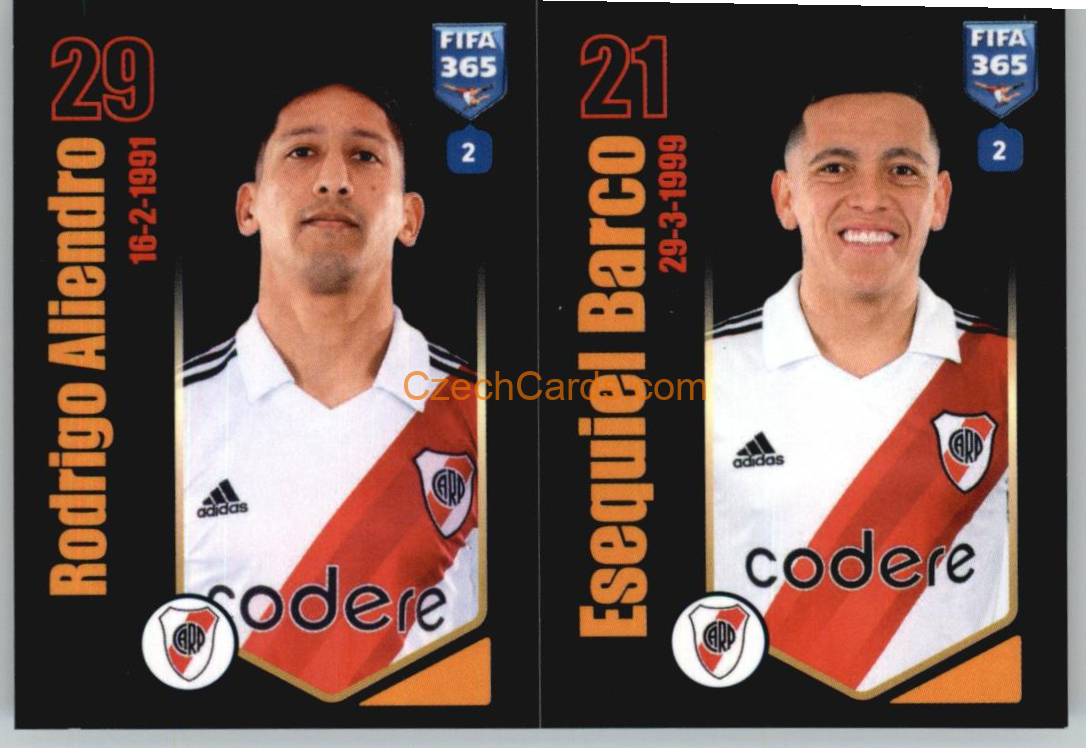 Rodrigo Aliendro / Esequiel Barco 2024 Panini Fifa 365 sticker #14