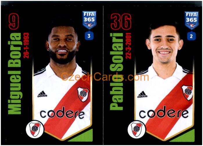Miguel Borja / Pablo Solari 2024 Panini Fifa 365 sticker #19