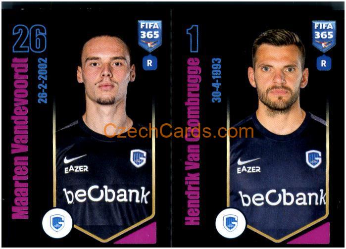 Maarten Vandevoordt / Hendrick Van Crombrugge 2024 Panini Fifa 365 sticker #22