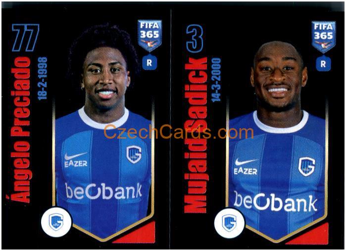 Angelo Preciado / Mujaid Sadick 2024 Panini Fifa 365 sticker #24