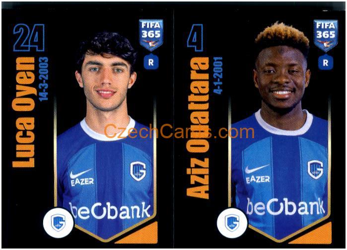 Luca Oyen / Aziz Ouattara 2024 Panini Fifa 365 sticker #30