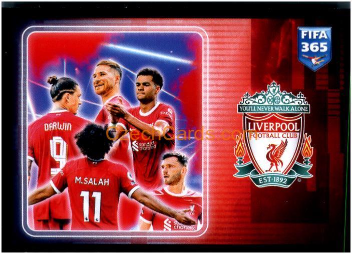 Club Identity - Liverpool 2024 Panini Fifa 365 sticker #68