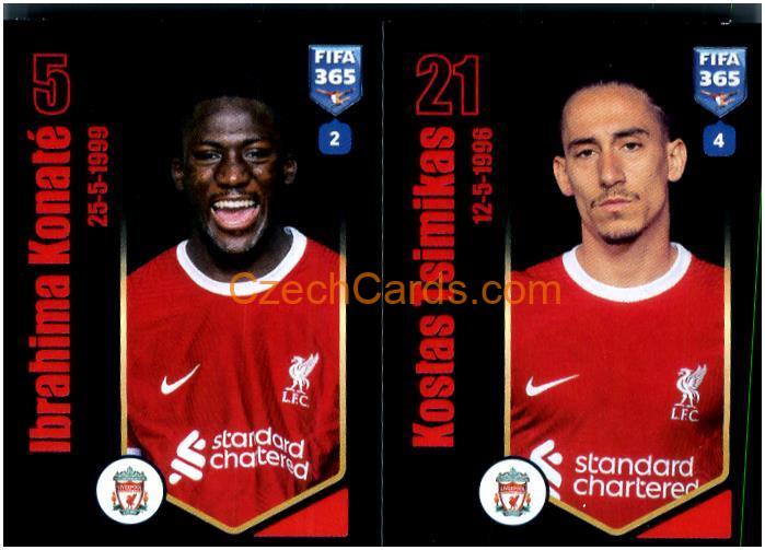 Ibrahima Konaté / Kostas Tsimikas 2024 Panini Fifa 365 sticker #74