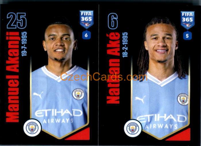 Manuel Akanji / Nathan Aké 2024 Panini Fifa 365 sticker #88