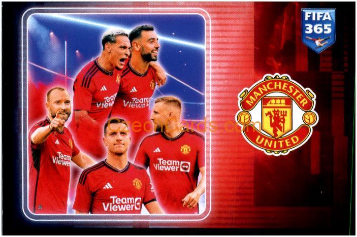 Club Identity - Manchester United 2024 Panini Fifa 365 sticker #100