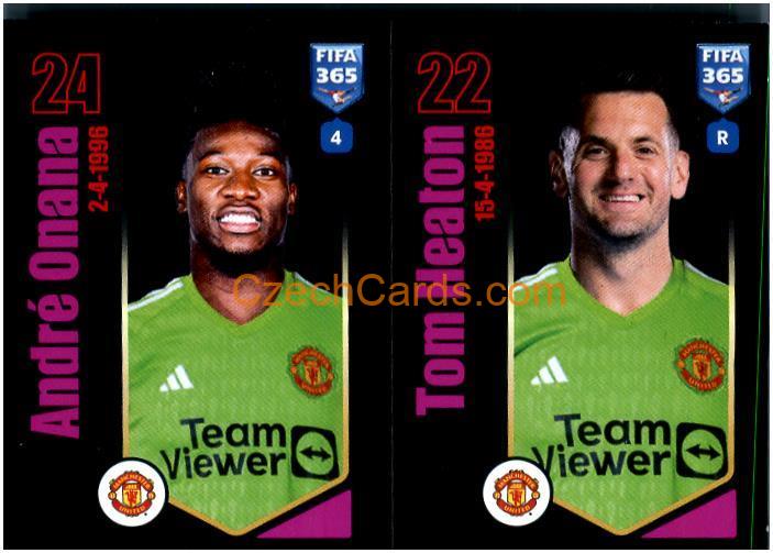 André Onana / Tom Heaton 2024 Panini Fifa 365 sticker #102