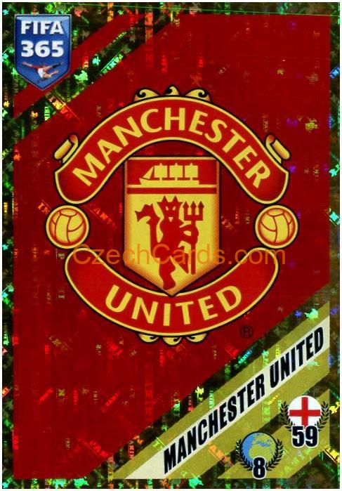 Logo - Manchester United 2024 Panini Fifa 365 sticker holo #109