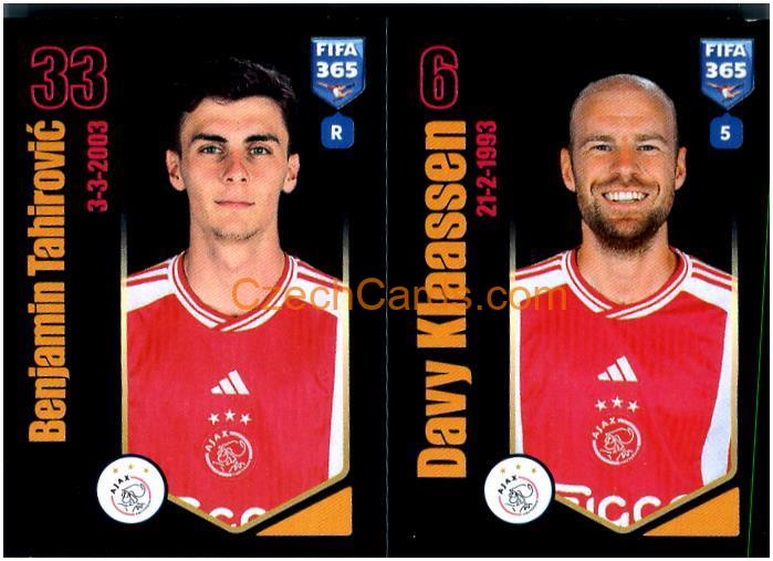Benjamin Tahirović / Davy Klaassen 2024 Panini Fifa 365 sticker #127