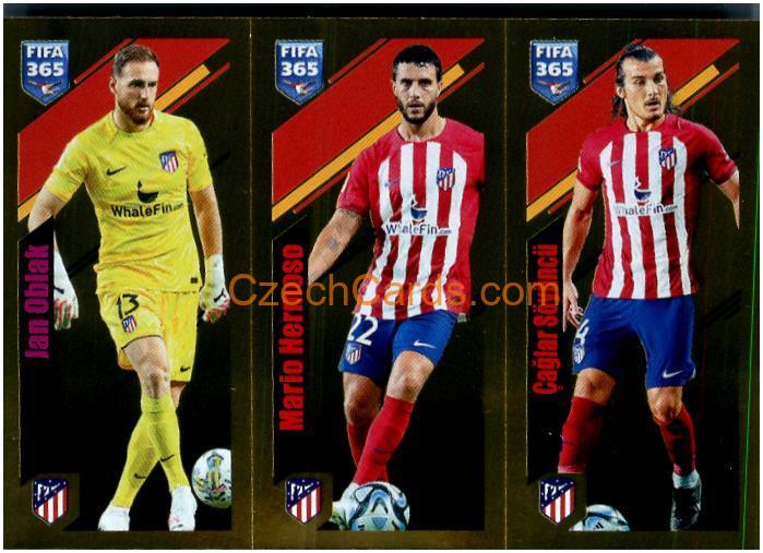 Oblak / Hermoso / Söyüncü 2024 Panini Fifa 365 sticker foil #135