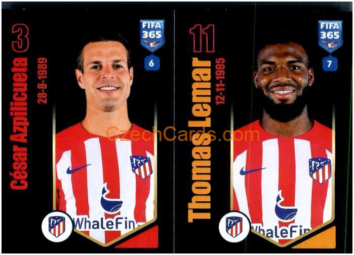 César Azpilicueta / Thomas Lemar 2024 Panini Fifa 365 sticker #140