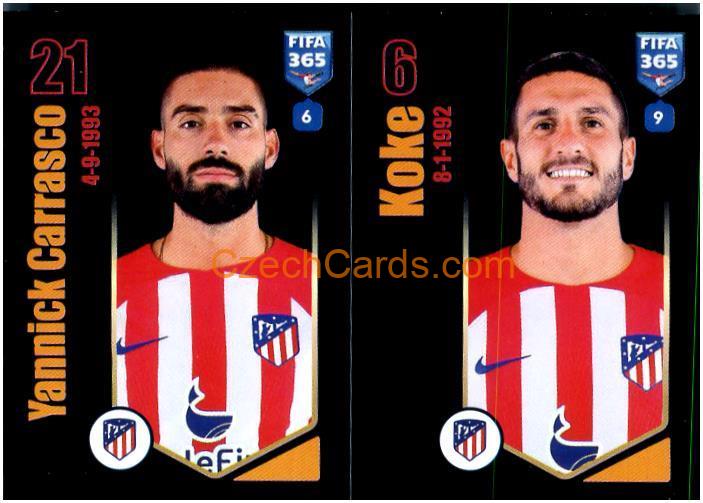 Yannick Carrasco / Koke 2024 Panini Fifa 365 sticker #143