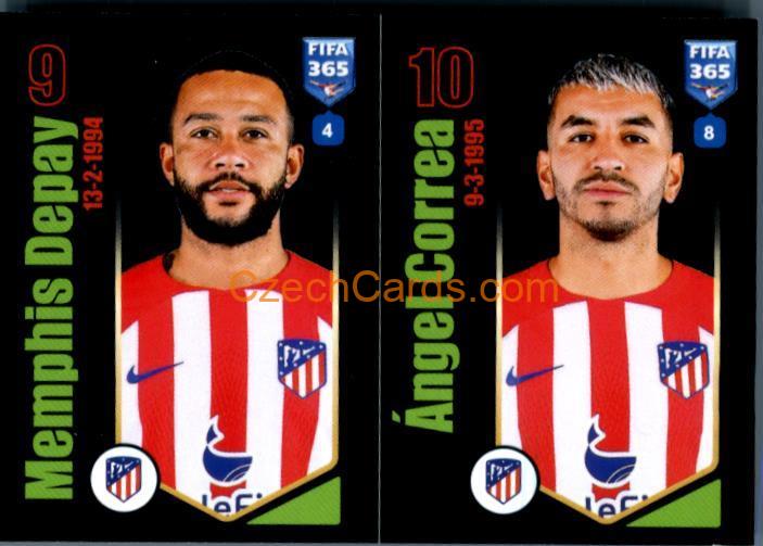 Memphis Depay / Ángel Correa 2024 Panini Fifa 365 sticker #147