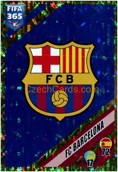 Logo - Barcelona 2024 Panini Fifa 365 sticker holo #157