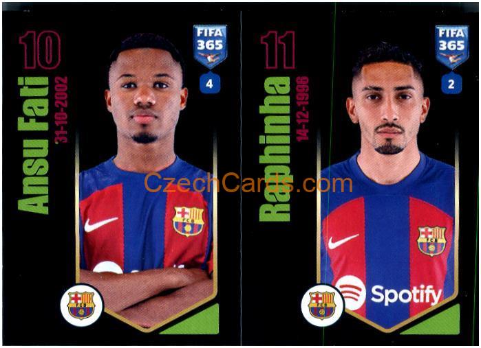 Ansu Fati / Rahinha 2024 Panini Fifa 365 sticker #162