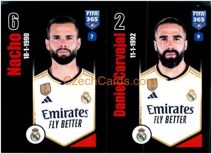 Nacho / Daniel Carvajal 2024 Panini Fifa 365 sticker #168