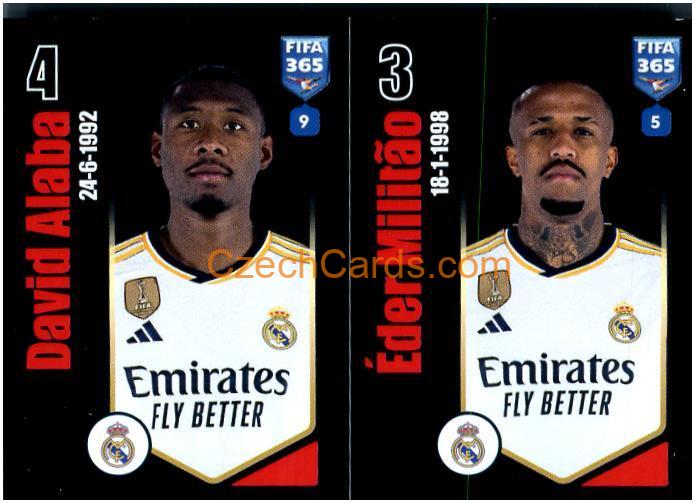 David Alaba / Éder Militão 2024 Panini Fifa 365 sticker #170