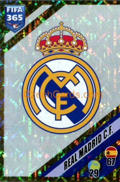 Logo - Real Madrid 2024 Panini Fifa 365 sticker holo #173