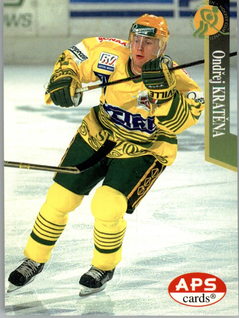 Ondřej Kratěna APS 97/98 hokejová karta #40 Vsetín