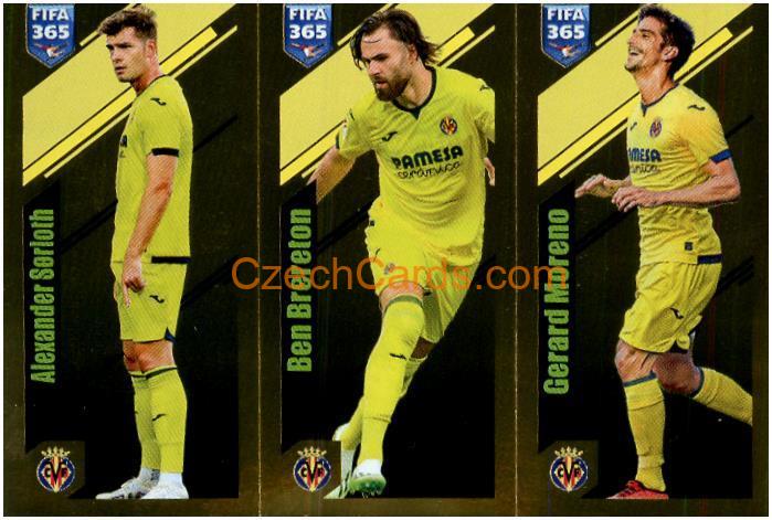 Sørloth / Brereton Diaz / Moreno 2024 Panini Fifa 365 sticker foil #193