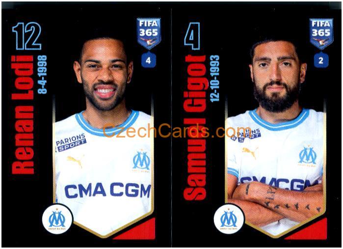 Renan Lodi / Samuel Gigot 2024 Panini Fifa 365 sticker #200