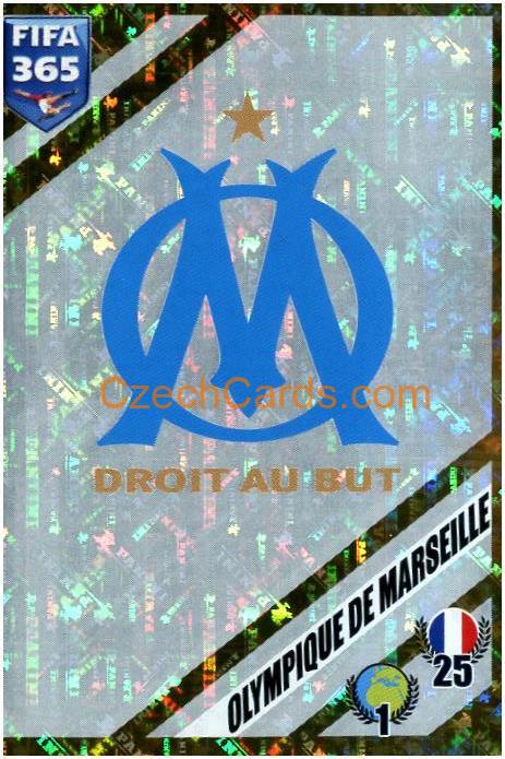 Logo - Marseille 2024 Panini Fifa 365 sticker holo #205