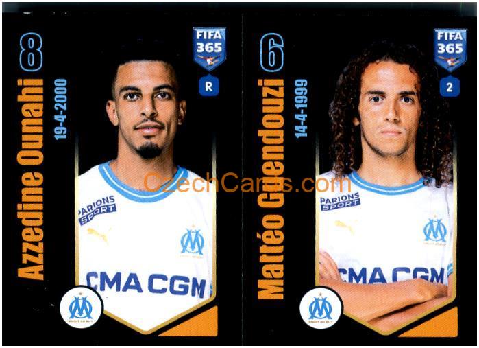 Azzedine Ounahi / Mattéo Guendouzi 2024 Panini Fifa 365 sticker #207