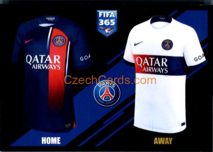 Jerseys - PSG 2024 Panini Fifa 365 sticker #213