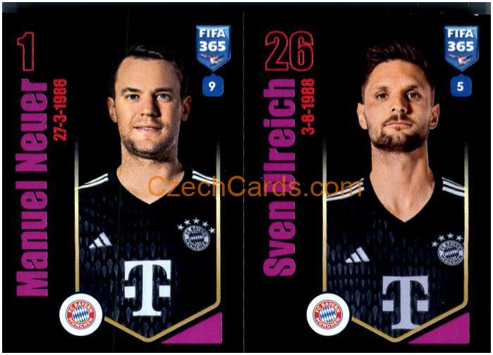 Manuel Neuer / Sven Ulreich 2024 Panini Fifa 365 sticker #230