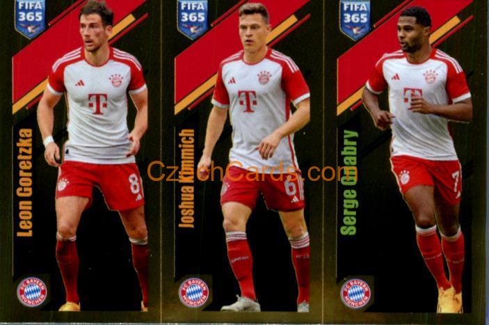Goretzka / Kimmich / Gnabry 2024 Panini Fifa 365 sticker foil #235