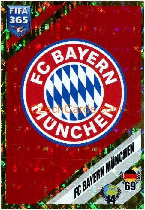 Logo - Bayern 2024 Panini Fifa 365 sticker holo #237