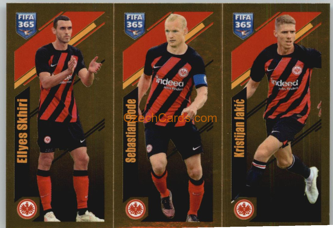 Skhiri / Rode / Jakić 2024 Panini Fifa 365 sticker foil #251