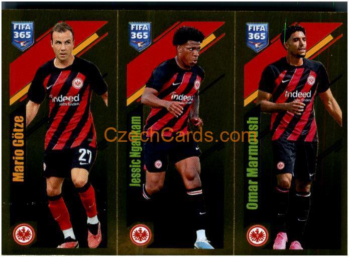Götze / Ngankam / Marmoush 2024 Panini Fifa 365 sticker foil #257