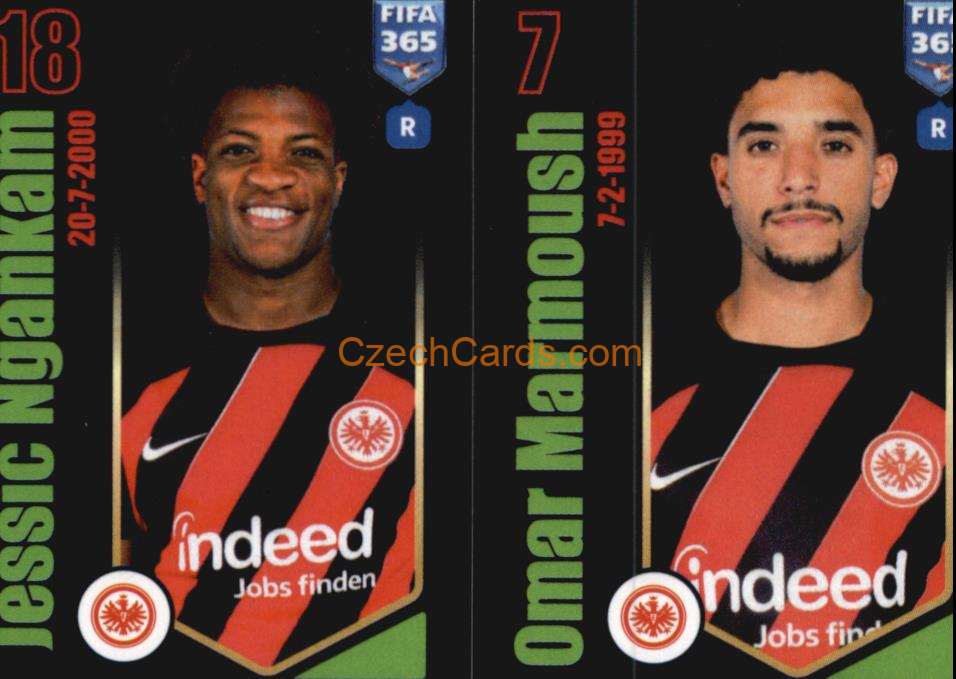 Jessic Ngankam / Omar Marmoush 2024 Panini Fifa 365 sticker #259