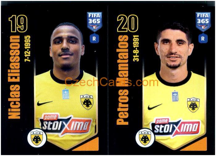 Niclas Eliasson / Patros Mantalos 2024 Panini Fifa 365 sticker #268