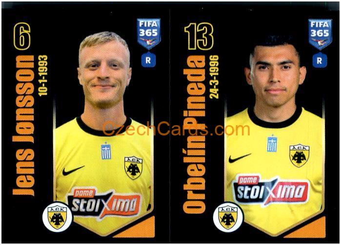 Jens Jönsson / Orbelín Pineda 2024 Panini Fifa 365 sticker #270