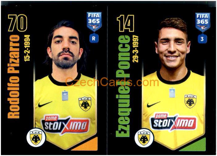Rodolfo Pizarro / Ezequiel Ponce 2024 Panini Fifa 365 sticker #272
