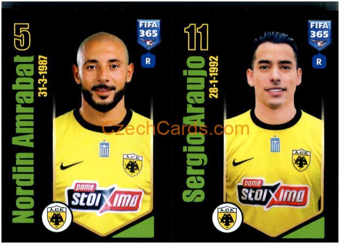 Nordin Amrabat / Sergio Araujo 2024 Panini Fifa 365 sticker #275