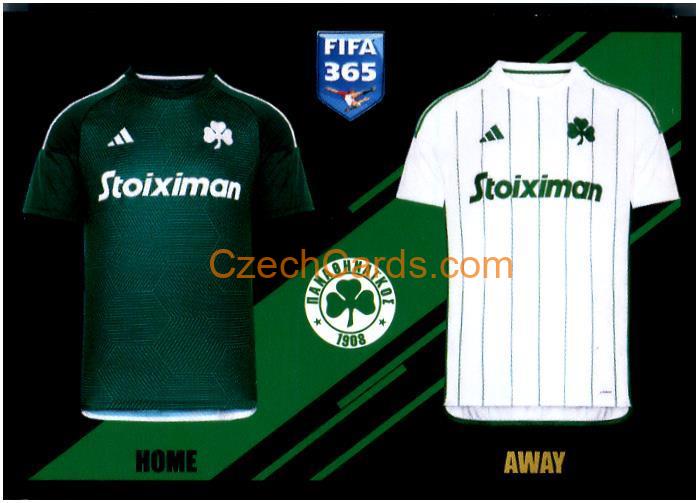 Jerseys - Panathinaikos 2024 Panini Fifa 365 sticker #277